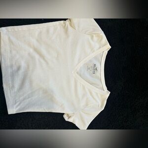 Cute white top from Hollister